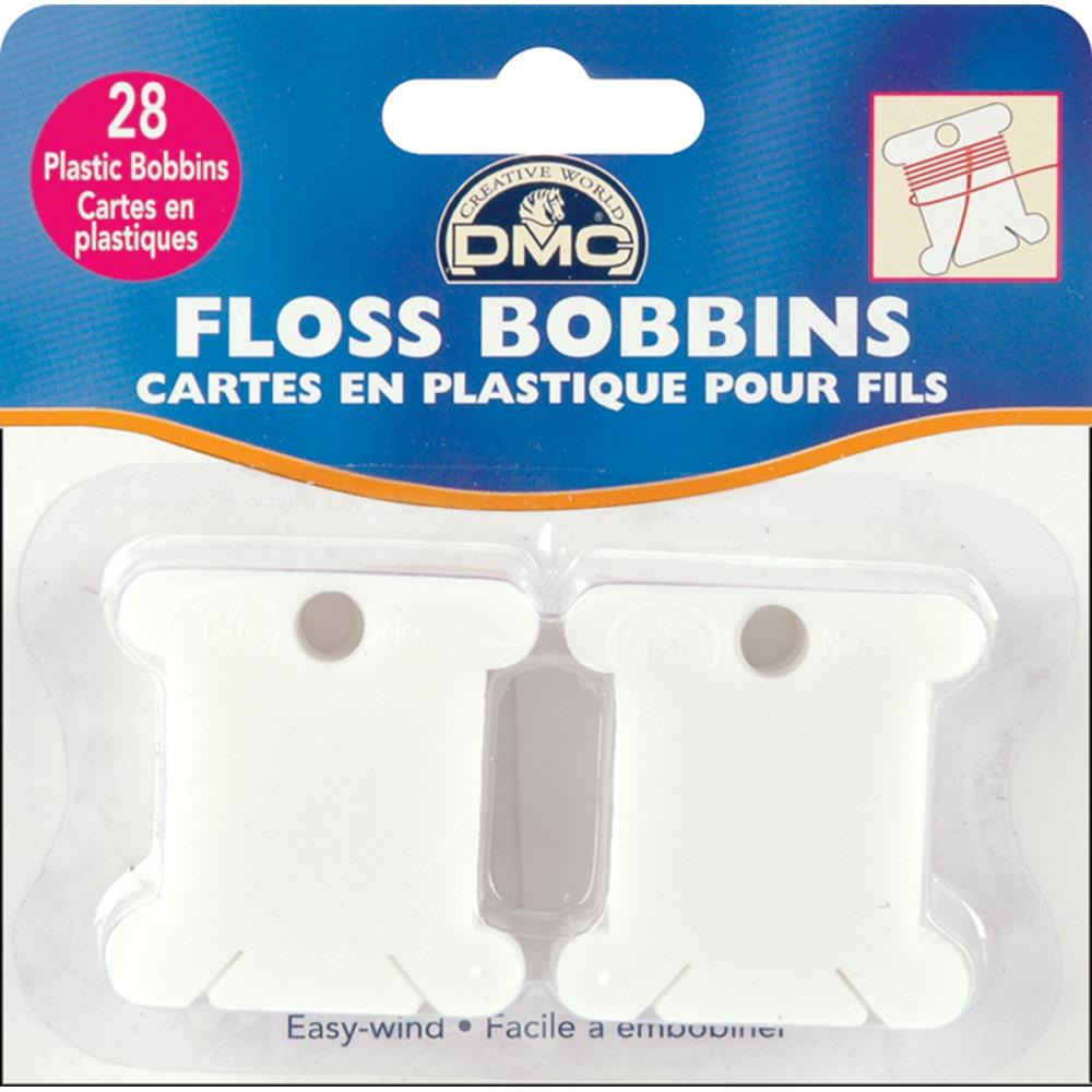 DMC Plastic Floss Bobbins - 28