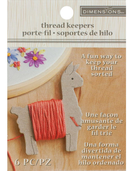 dimensions floss thread keeper llama
