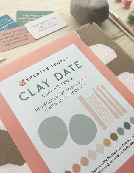 Deluxe Clay Date Activity Kit- Clay Kit for Two