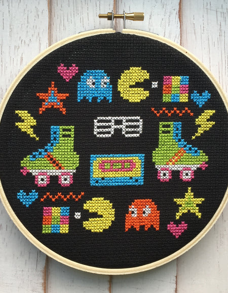 PATTERN WS 80's Sampler Counted Cross Stitch