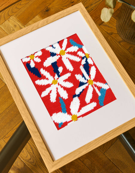 DMC Designer Needlepoint Tapestry Kit - Daisies