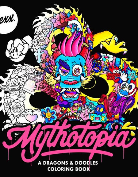 Mythotopia: A Dragons and Doodles Coloring Book