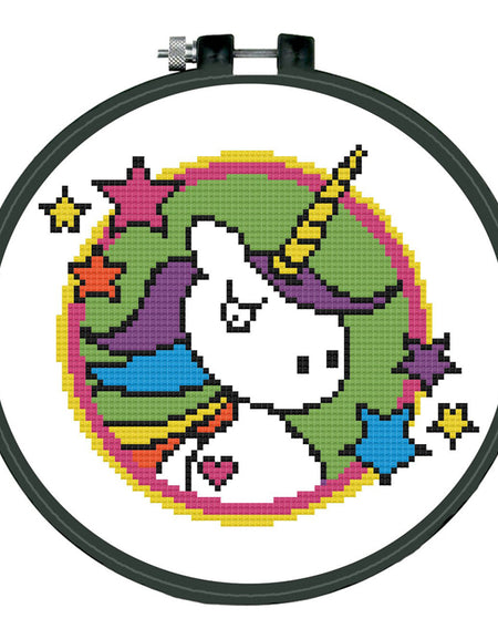PATTERN WS Badass Unicorn Bright Counted Cross Stitch