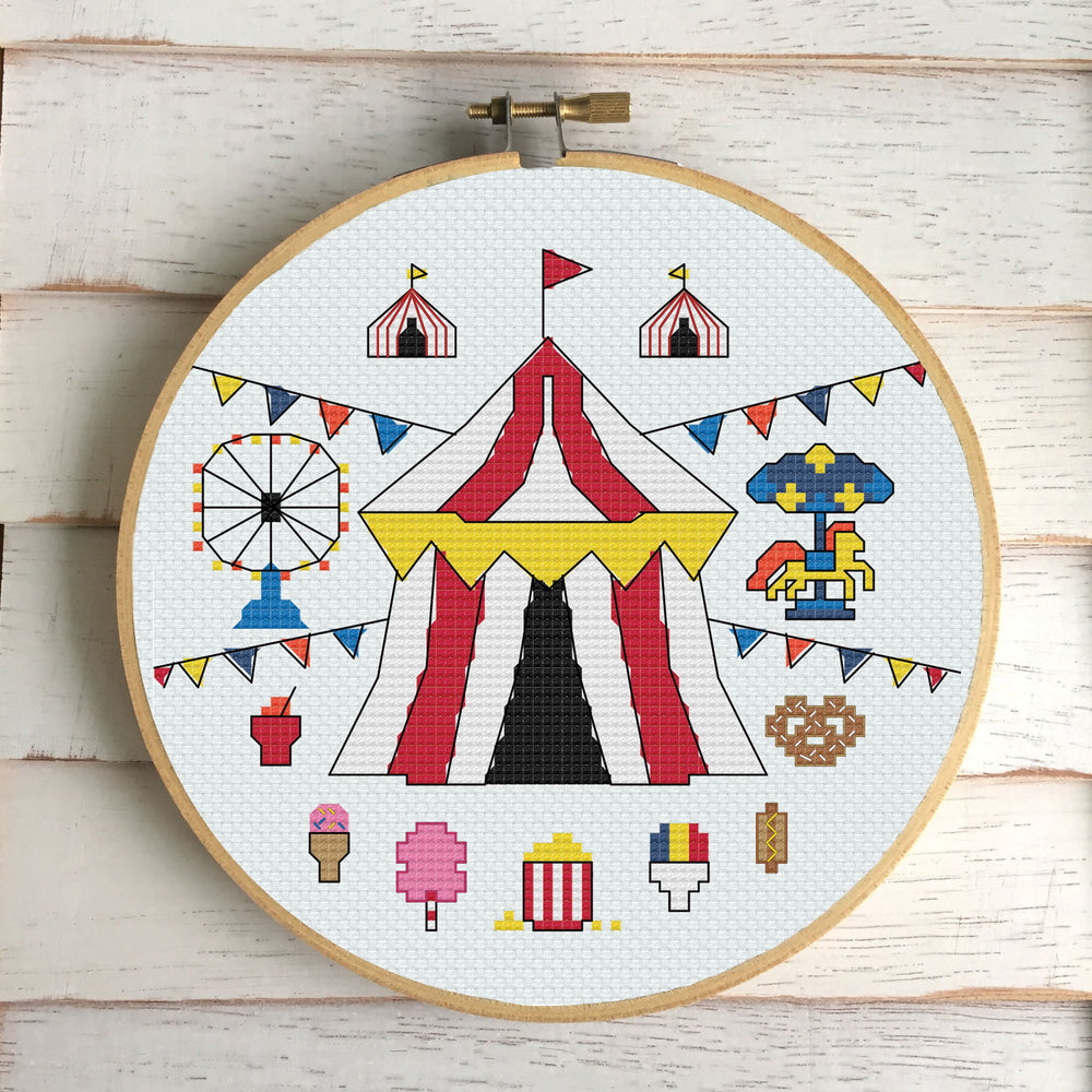 Carnival Counted Cross Stitch Digital Download