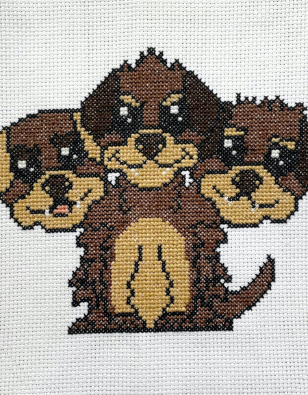 WS Cerberus Counted Cross Stitch DIY KIT