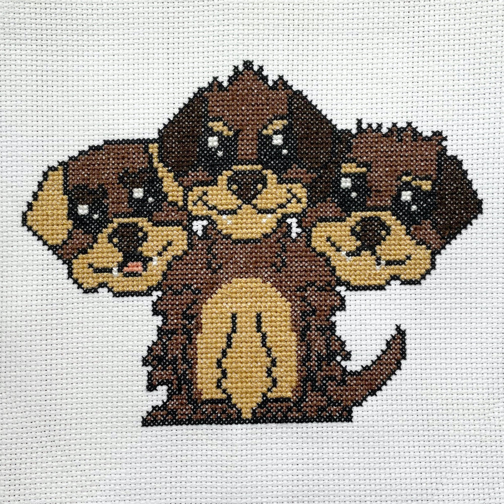 WS Cerberus Counted Cross Stitch DIY KIT
