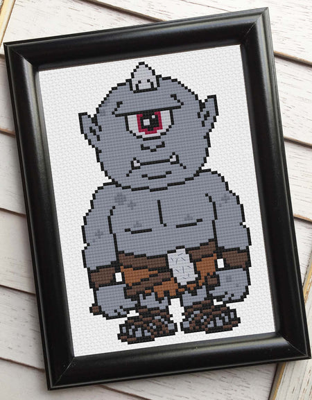 PATTERN WS Cyclops Counted Cross Stitch