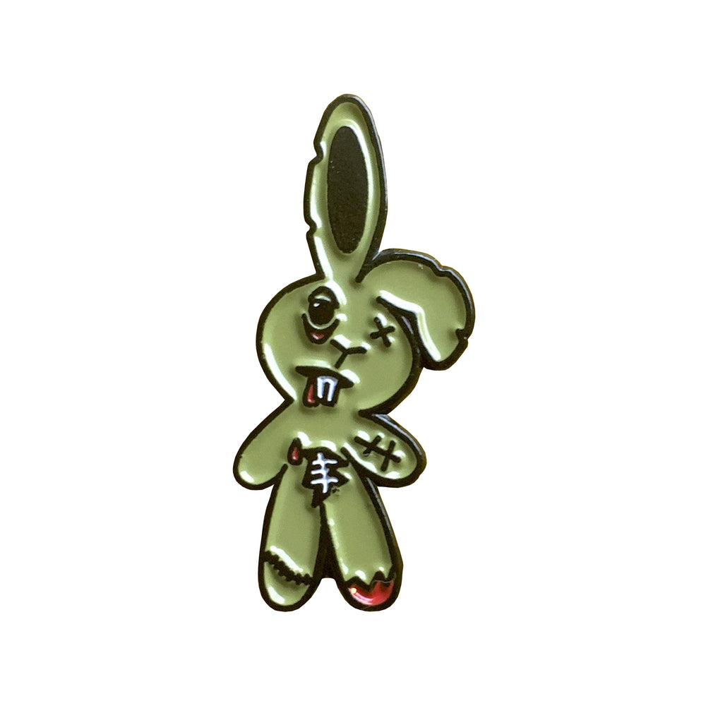 WS Zombunny Zombie Bunny Soft Enamel Pin 1"