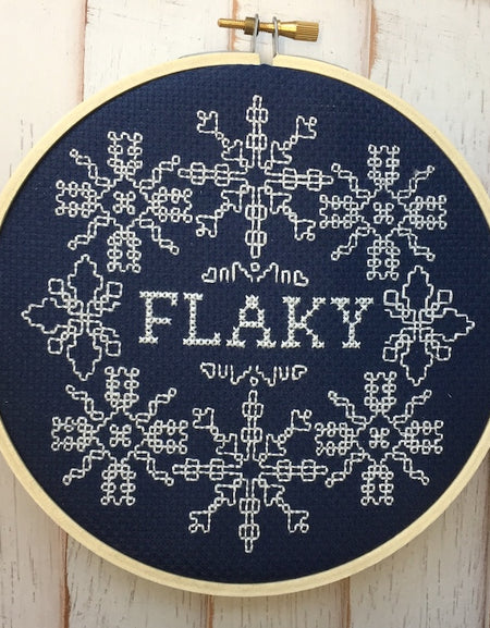 PATTERN WS Flaky Counted Cross Stitch
