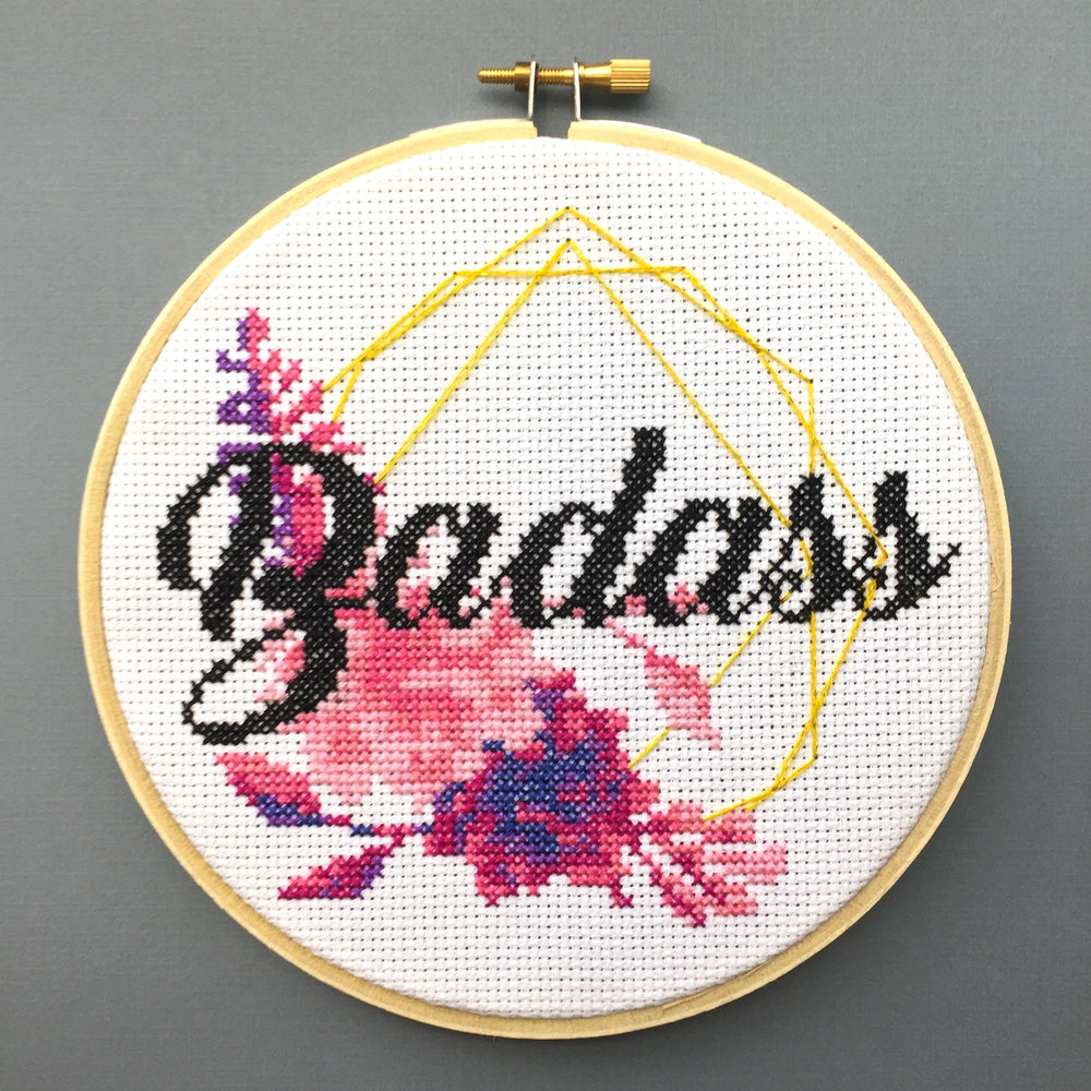 WS Badass Counted Cross Stitch DIY KIT