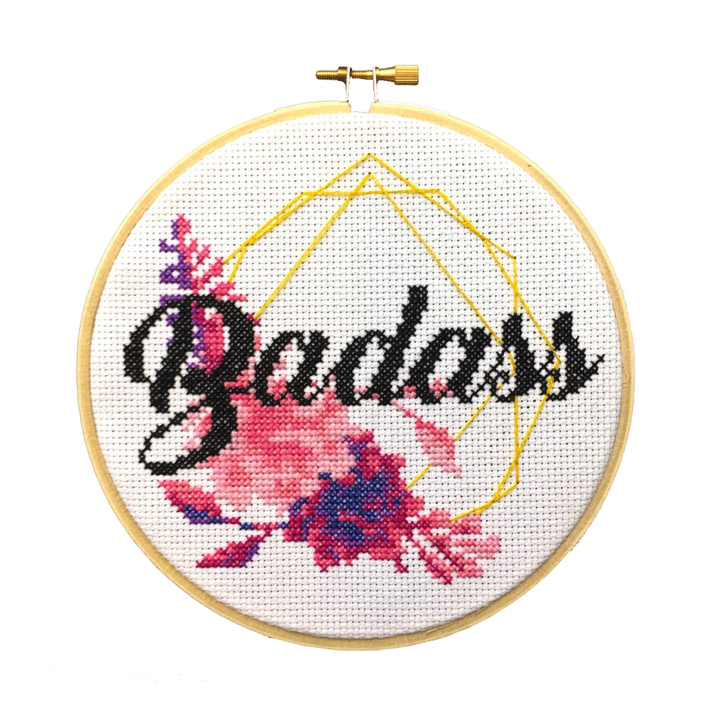 PATTERN WS Badass Counted Cross Stitch