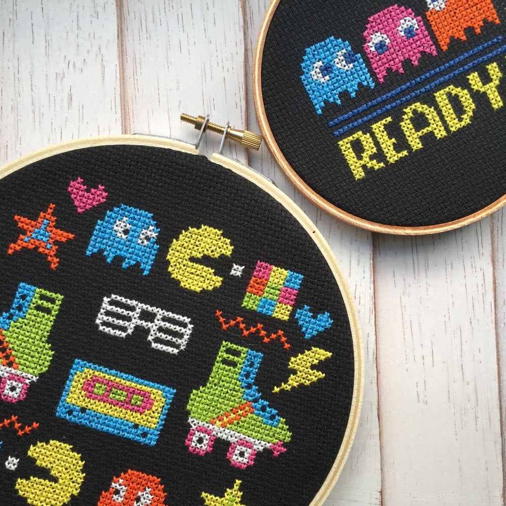 WS 80's Sampler Counted Cross Stitch DIY KIT
