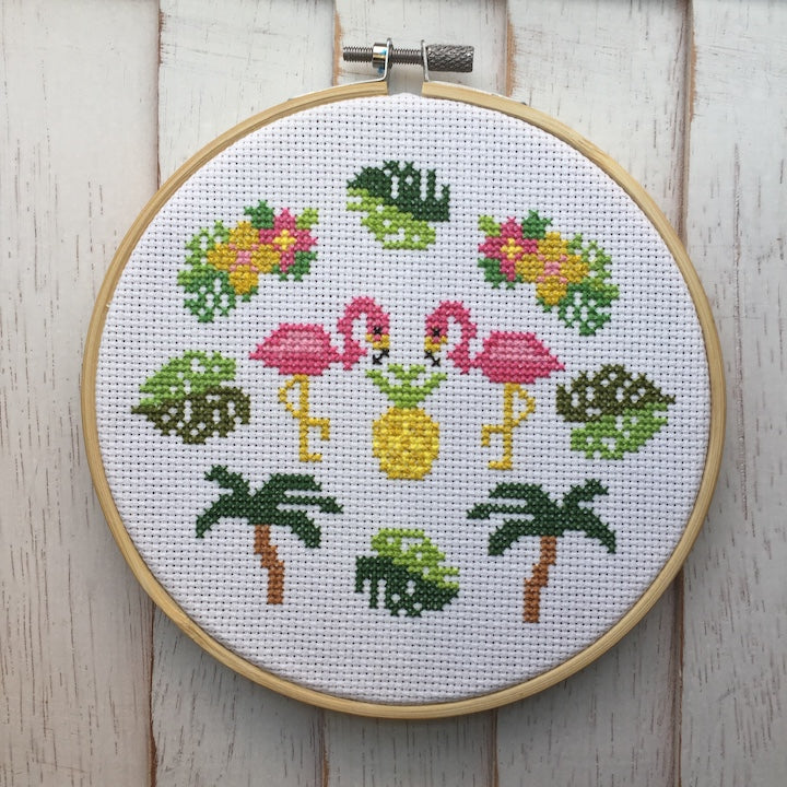 WS Tropical Counted Cross Stitch DIY KIT Intermediate