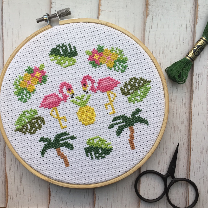 WS Tropical Counted Cross Stitch DIY KIT Intermediate