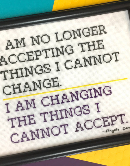 Change Counted Cross Stitch DIY KIT