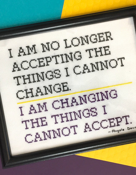 Change Counted Cross Stitch Pattern DOWNLOAD