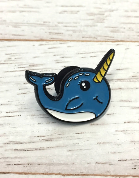 Narwhal Soft Enamel Pin 1"