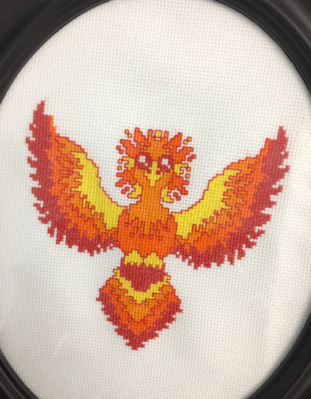 WS Phoenix Counted Cross Stitch DIY KIT