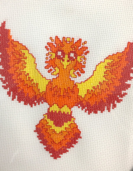 Phoenix Counted Cross Stitch DIY KIT