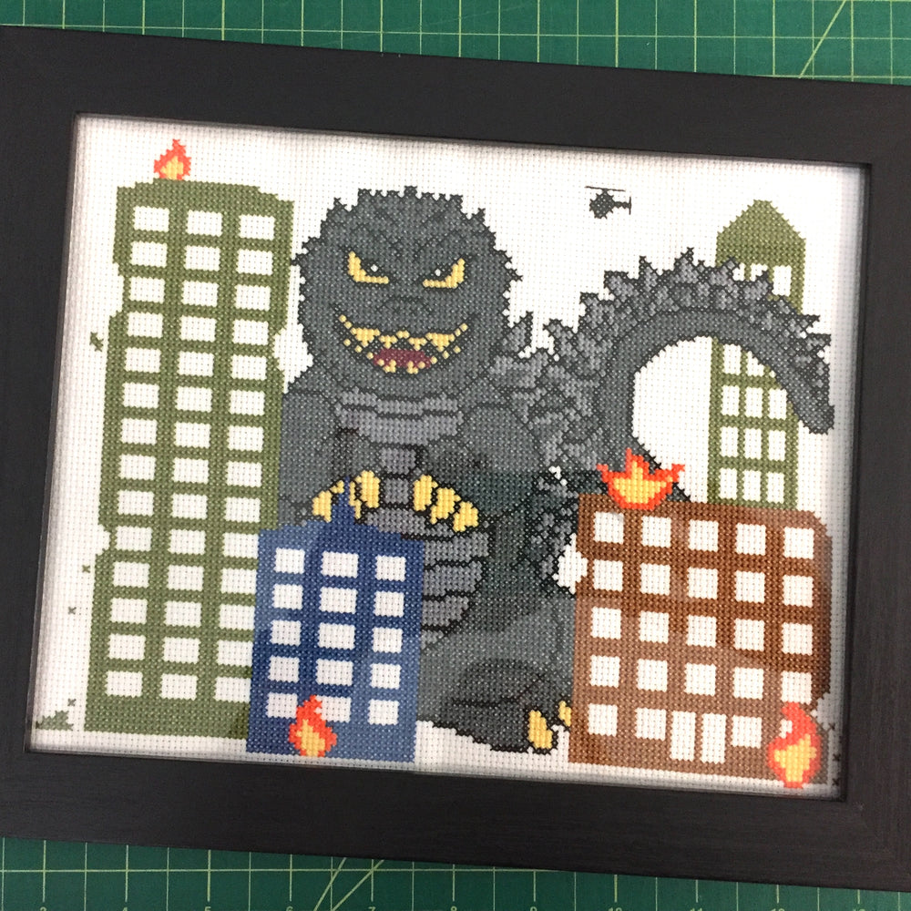 PATTERN WS Monster Mayhem Counted Cross Stitch