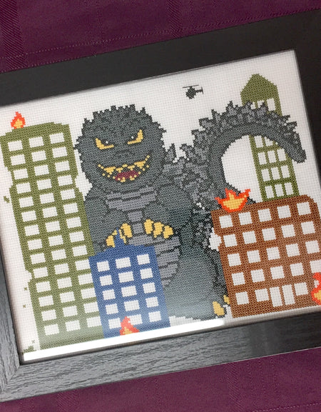 Monster Mayhem Counted Cross Stitch Pattern DIGITAL Download