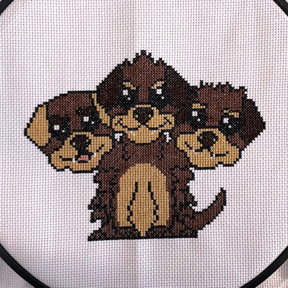 WS Cerberus Counted Cross Stitch DIY KIT