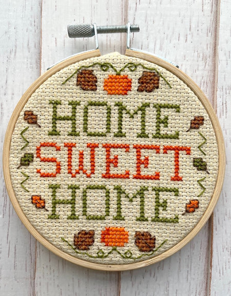 WS Home Sweet Home Fall Counted Cross Stitch DIY KIT