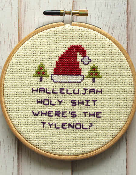 WS Christmas Holiday Counted Cross Stitch DIY Kit Beginner