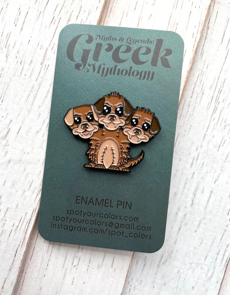 Cerberus Soft Enamel Pin 1.5"