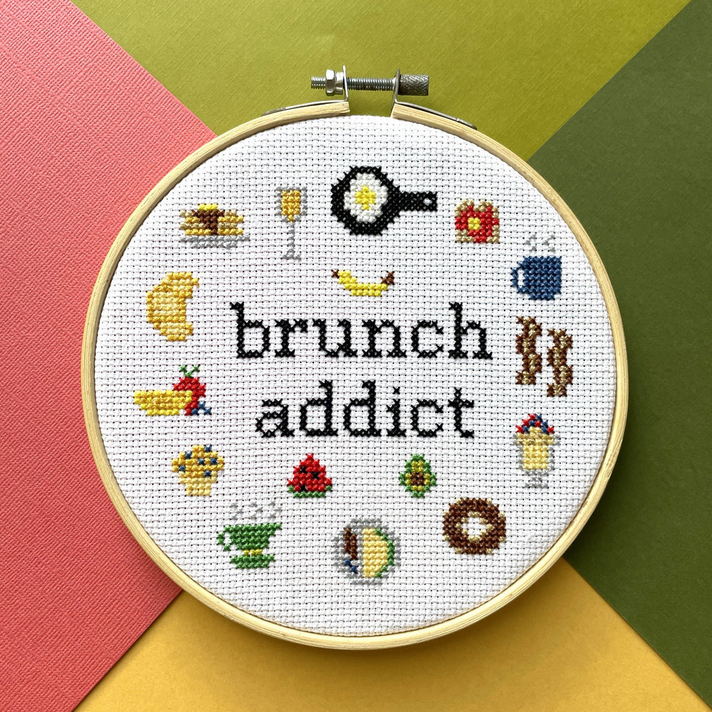 WS Brunch Addict Counted Cross Stitch Kit