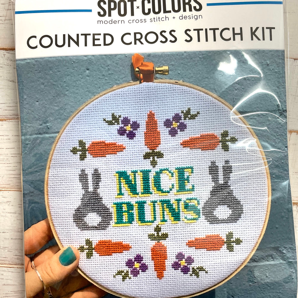 Nice Buns Counted Cross Stitch DIY KIT