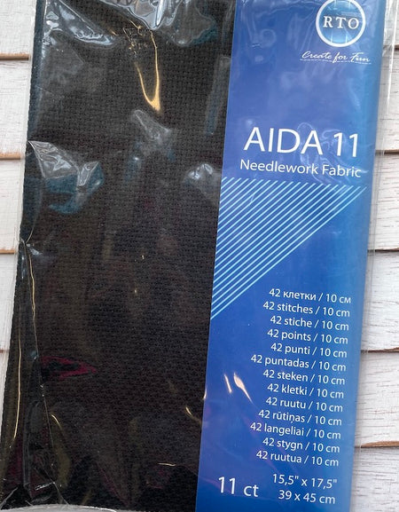 RTO Aida 11 Count 15.5"X17.5"