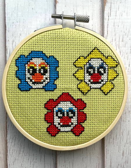 Carnival Clowns Counted Cross Stitch Kit