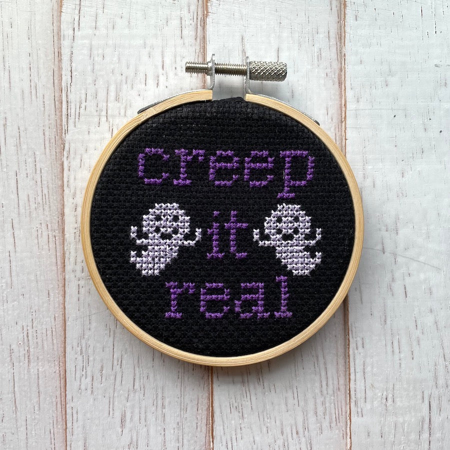 PATTERN WS Creep It Real Counted Cross Stitch