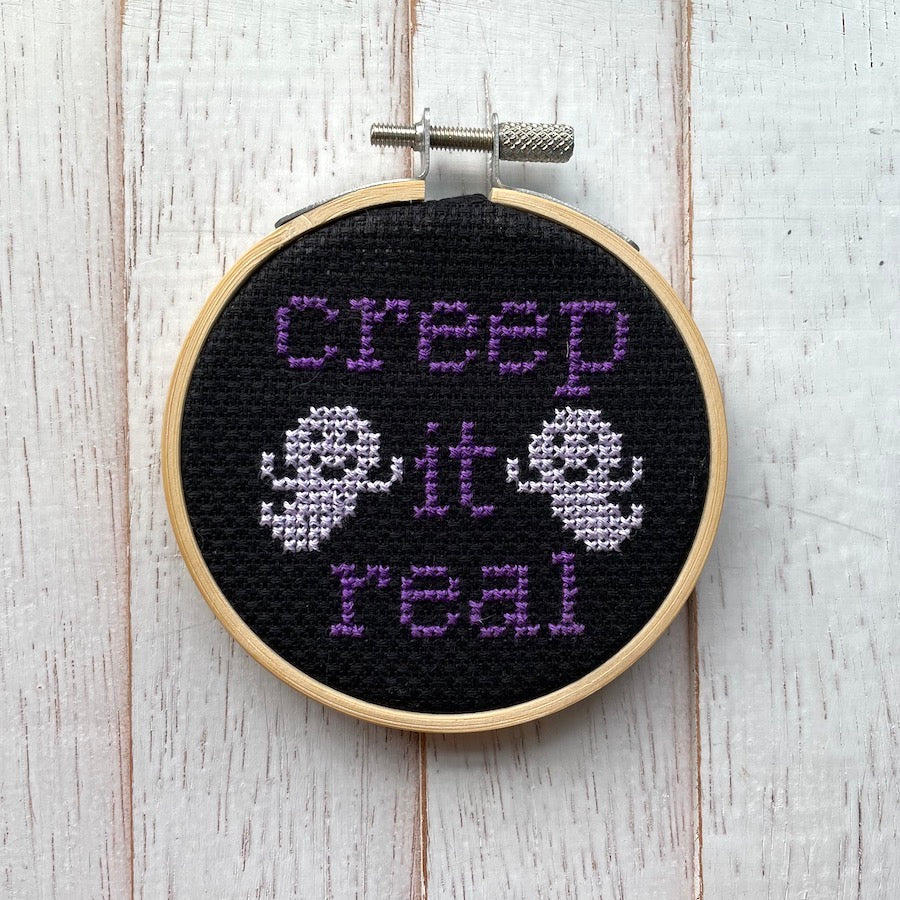 Creep It Real Cross Stitch Kit