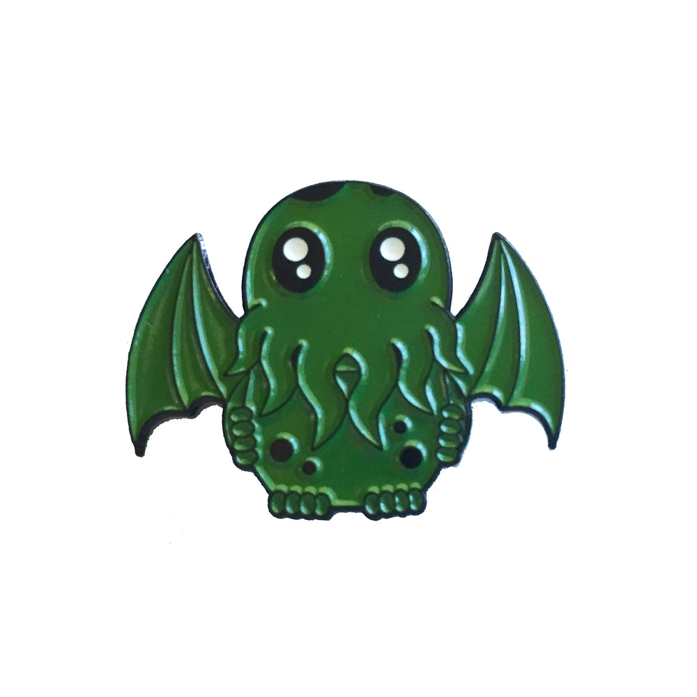 WS Cute Cthulhu Soft Enamel Pin 1"