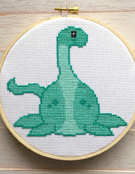 PATTERN WS Locness Monster Counted Cross Stitch