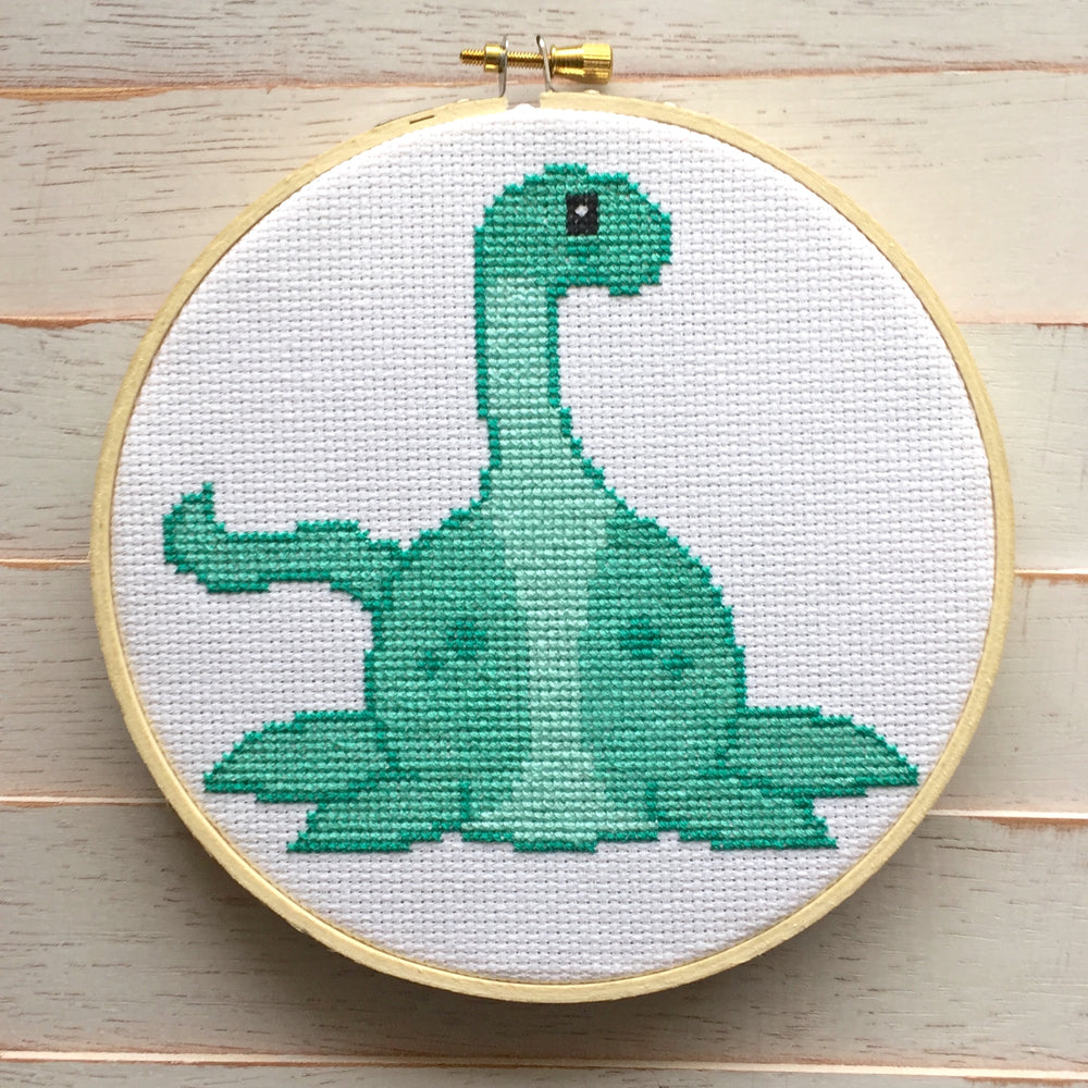 PATTERN WS Locness Monster Counted Cross Stitch
