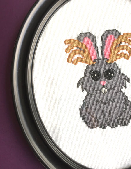 WS Jackalope Counted Cross Stitch DIY KIT Intermediate
