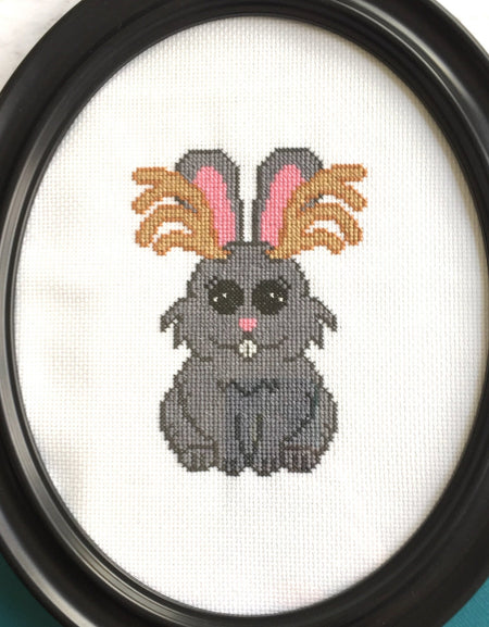 WS Jackalope Counted Cross Stitch DIY KIT Intermediate