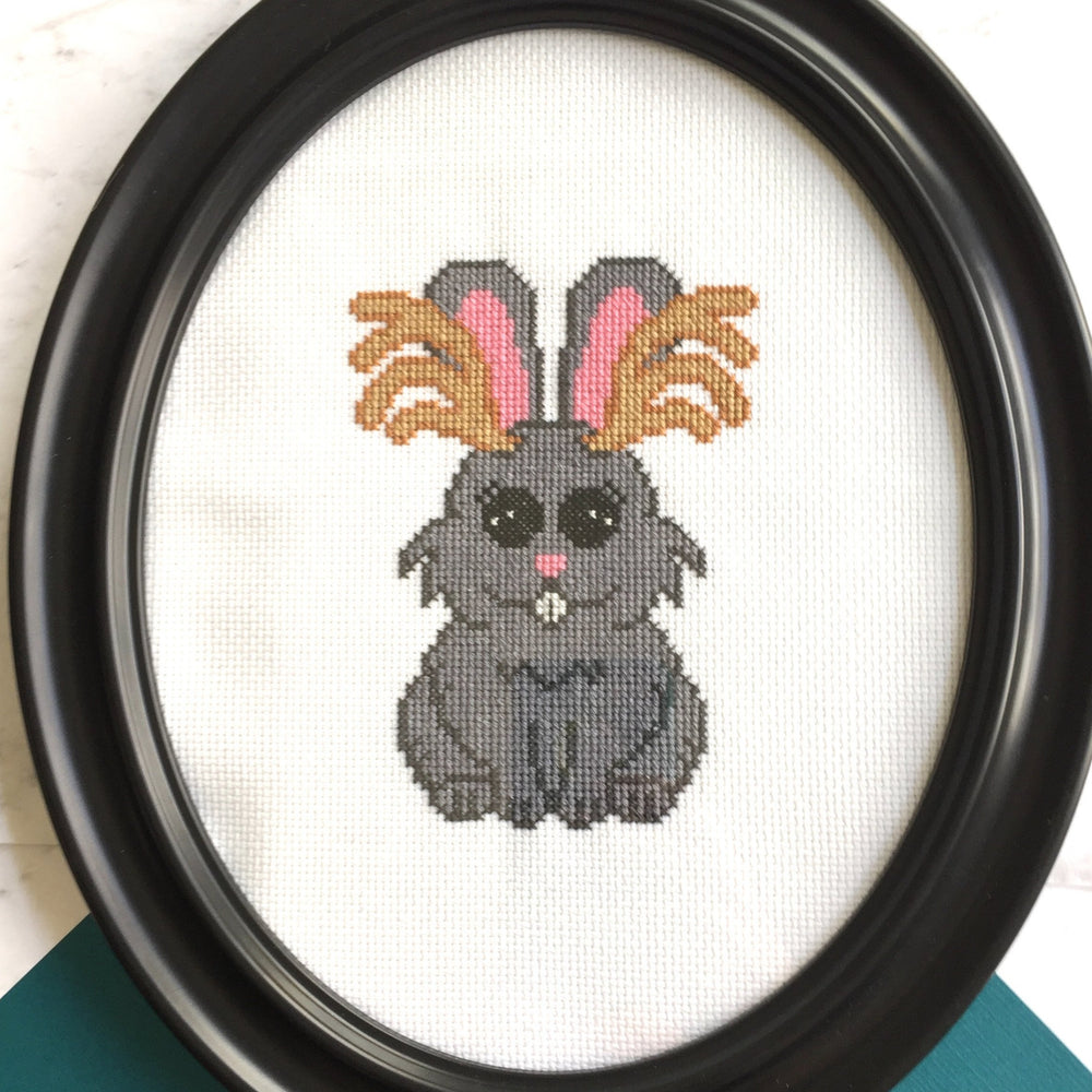 WS Jackalope Counted Cross Stitch DIY KIT Intermediate