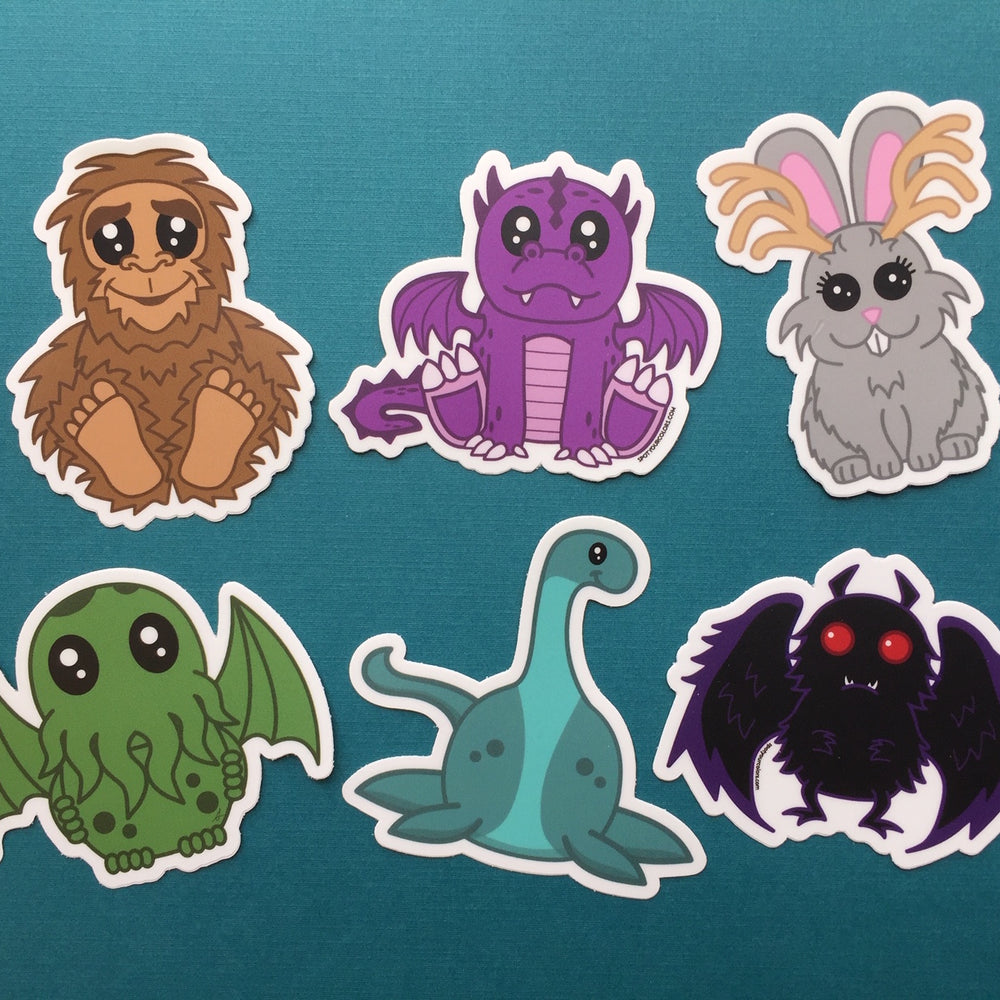 Cryptid 6 Sticker Pack 3"