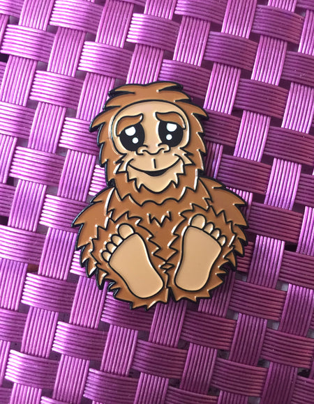 Bigfoot Sasquatch Soft Enamel Pin 1.5"