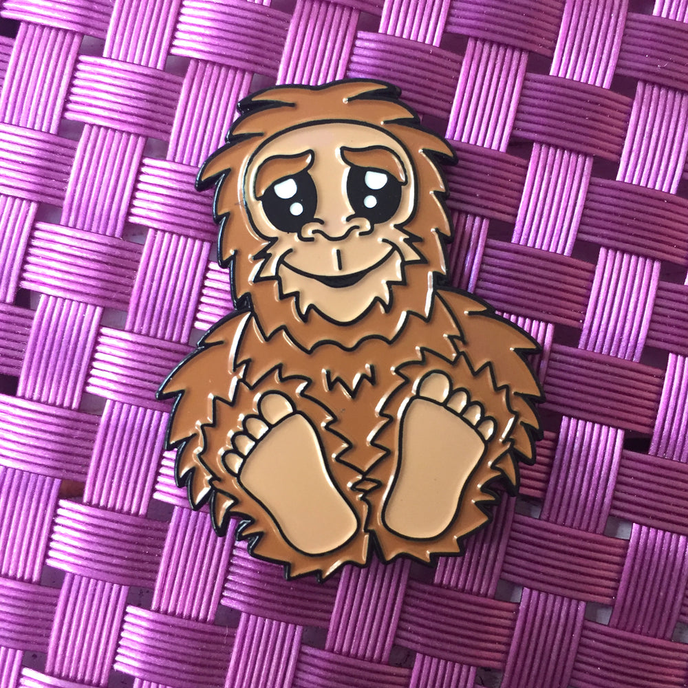 WS Bigfoot Sasquatch Soft Enamel Pin 1.5"
