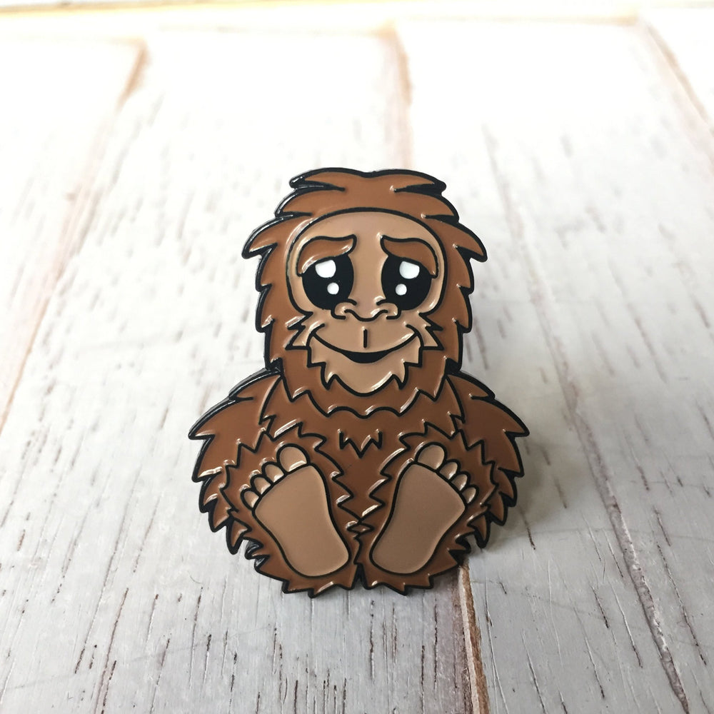 WS Bigfoot Sasquatch Soft Enamel Pin 1.5"