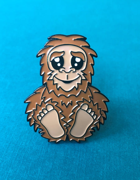 Bigfoot Sasquatch Soft Enamel Pin 1.5"