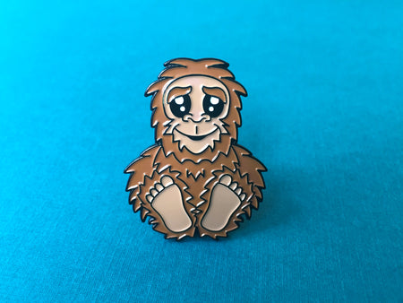 Bigfoot Sasquatch Soft Enamel Pin 1.5"