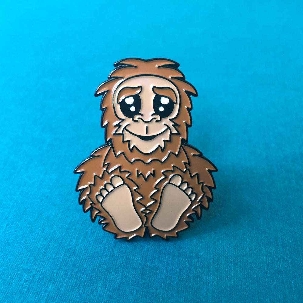 WS Bigfoot Sasquatch Soft Enamel Pin 1.5"