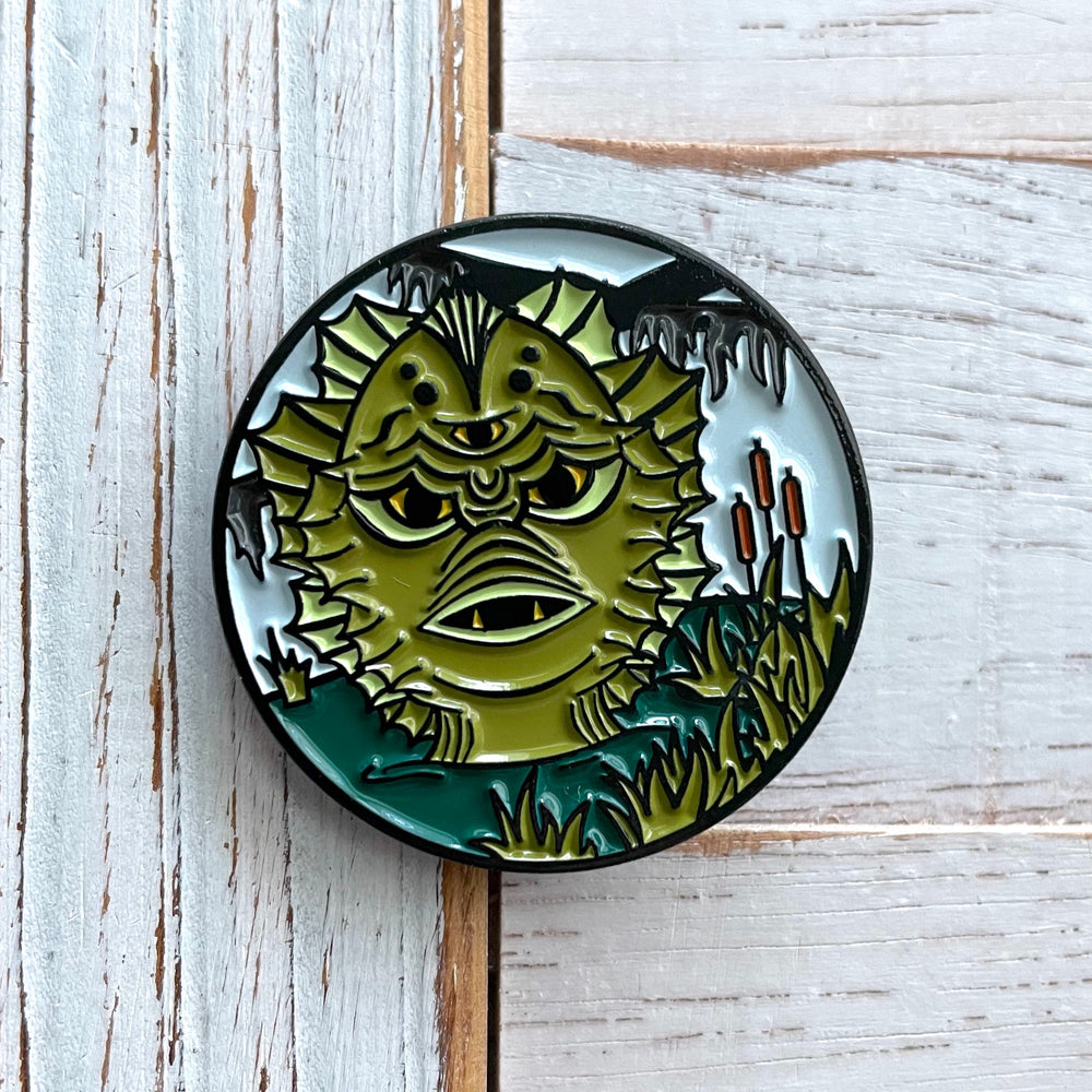 WS Toxic Swamp Monster Soft Enamel Pin 1.5"