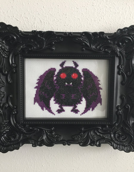 PATTERN WS Mothman Counted Cross Stitch